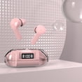 thumbnail image 5 of Back to School Gifts under $5 Wireless Bluetooth 5.3 Headphones Transparent Digital Display Headphones Mini In-Ear Wireless Sports Headphones on Clearance, 5 of 8