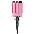 thumbnail image 3 of Herramienta de peinado, rizador de pelo eléctrico de 3 barriles, varita de rizador de pelo, integración perfecta, 3 of 8