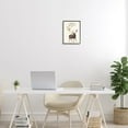 thumbnail image 3 of Stupell Industries Modern Deer Geometric Triangles Pattern Shapes Framed Wall Art, 11 x 14, Design by Cassia Beck, 3 of 5