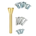 thumbnail image 2 of Gupbes Woodworking Tool,Acrylic Base Plate,Router Universal Base Plate Acrylic with Centering Pin Screws for Trim Routers Woodworking Auxiliary Tool, 2 of 8
