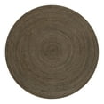 thumbnail image 2 of JONATHAN Y ANSA 5' Round Area Rug, Zara Braided Coastal Cottage Jute - Brown, RNF116G-5R, 2 of 6