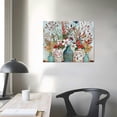 thumbnail image 5 of BCIIG Farmhouse Wall Art Rustic Floral Canvas Prints Country Cotton Flowers Pictures Wall Decor Thankful Grateful Blessed Painting Modern Artwork Home Decor for Kitchen Bathroom Dining Room  20"x16", 5 of 5