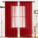 thumbnail image 2 of Cortinas Transparentes SpaceDresser Navidad Rojo 4 Paneles 270x275 cm, 2 of 7