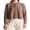 Dark Khaki, variant on LMLYSoH Women's Crew Neck Knit Cardigan Basic Long Sleeve Solid Color Button Down Sweater Outwear