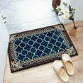 thumbnail image 4 of WUJDF Living Room Rug,Traditional Rugs,Low Profile Pile Rubber Backing Kitchen Area Rugs,Entryway Rug Boho Vintage Oriental Area Rug Soft Small Carpet Bathroom,Rugs for Living Room,Area Rug 15"X23", 4 of 6