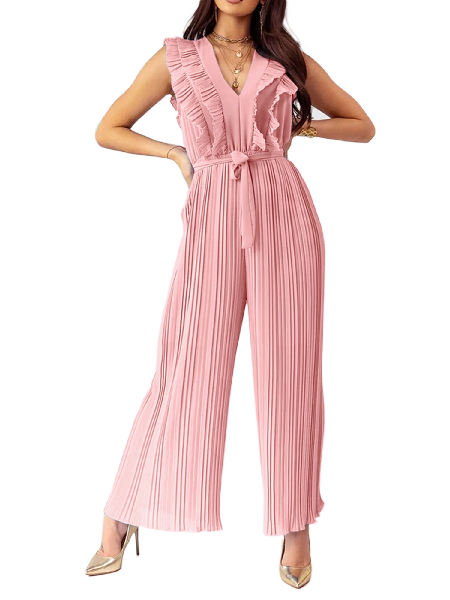 Womens Clothing Jumpsuits and rompers Full-length jumpsuits and rompers Isolda Synthetic Jumpsuit in Pink 