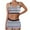 A-Blue, variant on Wyobmus Women High Waist Swimsuit Bikini Set Vintage Two Piece Bathing Suit Tummy Control Halter Swimwear With Double Spaghetti Straps E-Orange