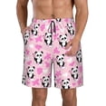 thumbnail image 1 of Fotbe Funny Panda Draws A Heart Trajes de Baño Estampados para Hombre, Shorts de Verano de Secado Rápido, Ropa de Playa, Bañadores-X-Large, 1 of 6