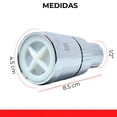 thumbnail image 2 of Regadera Ahorradora para Baja Presion de agua de ABS de 1/2 pulgada Metalflu 10809, 2 of 4