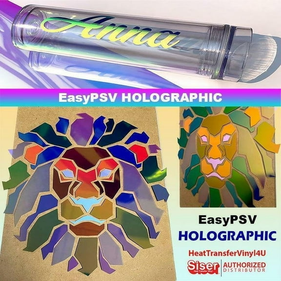 Siser EasyPSV Holographic 20" Roll Yard FREE SHIPPING