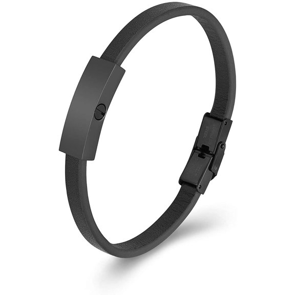 Cremation Jewelry Urn Leather Bracelet for Ashes for Women Men Memorial Keepsake Cuff Bracelet for Ashes