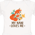 thumbnail image 4 of Inktastic My Nani Loves Me Cute Fox Boys or Girls Long Sleeve Baby Bodysuit, 4 of 5