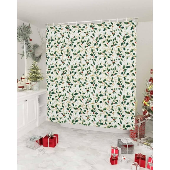 Christmas Shower Curtains (Pink, 72x72)