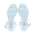 thumbnail image 4 of Zapatilla Con Tacón Trendy Para Mujer Cabra Piel Celeste Platonia LIA-02-CELESTE, 4 of 8