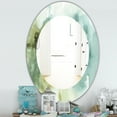 thumbnail image 3 of Designart 31.5" x 23.7" Blue Traditional Wall Mirror, 3 of 3