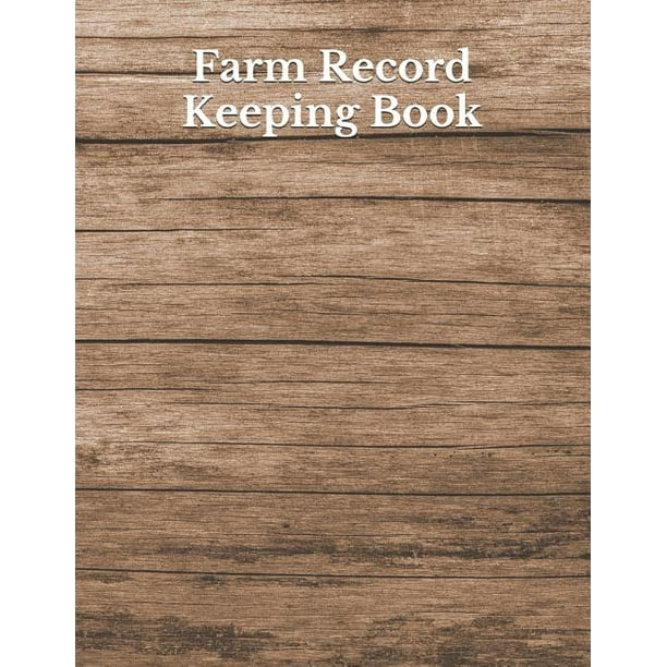 Farm Record Keeping Book Farm Record Log Farming Essentials Farm