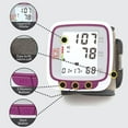 thumbnail image 3 of Ever Ready First Aid Fully Automatic Blood Pressure Wrist Cuff Watch Wearable Monitor - Purple - Batteries Included, 3 of 4