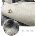 thumbnail image 5 of Plush Recliner Slipcover Home Fluffy Recliner Chair Slipcover Non Back Fuzzy Fluffy Reclining Couch Cover Soft Comfort Sofa Slipcover Washable Furniture Protector (Light Brown), 5 of 6