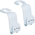 thumbnail image 1 of Car Seat Headrest Hooks, 2-pack Car Storage Headrest Hooks-white, 1 of 2