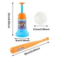 thumbnail image 3 of Adjustable T Ball Set - Baseball Bat, Height-Adjustable Stand, 3 Balls - for Kids' Sports Training and Family Games, 3 of 8