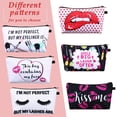 thumbnail image 3 of Bolsas de cosméticos Sanwuta Makeup impresas a prueba de agua, 12 unidades, 3 of 7