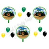 12 pc Green Farm tractor Birthday Party Balloons Decorations Supplies Deer