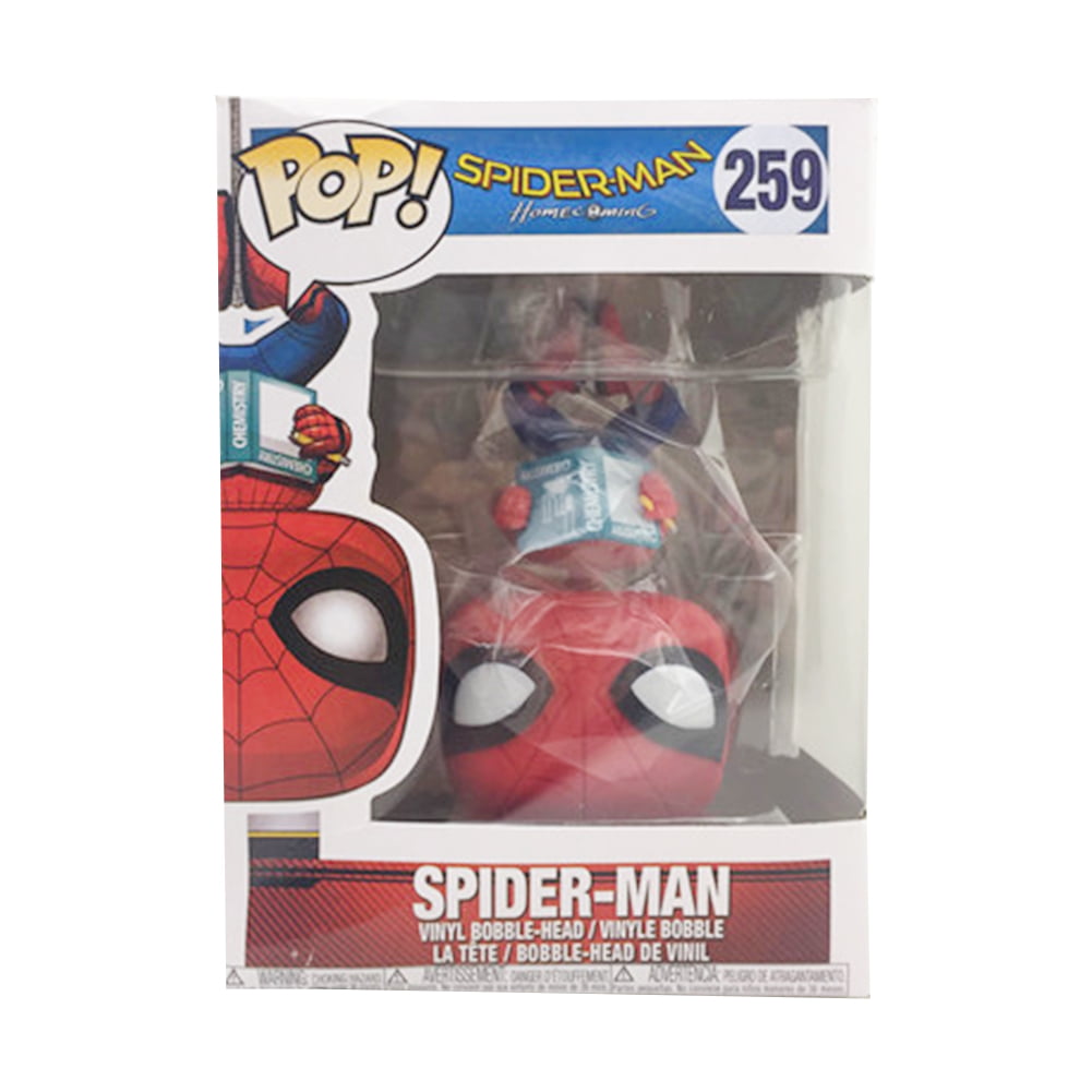 Cute Marvel Spider-Man Upside Down Spiderman Bobble Head Figure Car Accessories 