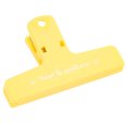 thumbnail image 2 of Sioweci Stationery Clip Magnetic Absorption Anti-slip Handle Micro-serrated Jaw Strong Grip Fall-resistant Side Sealing Long Tail Clip Office Supply Yellow, 2 of 13