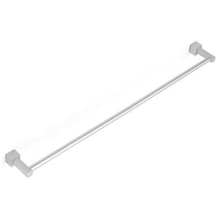 M.way Aluminum Bathroom Double Towel Bar Rail Rack Holder 2 Bar Hanger Wall Mount Shelf Chrome
