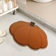 thumbnail image 6 of Matoen Halloween Pumpkin Bathroom Rugs, Pumpkin Shaped Bath Mat, Machine Washable Orange Rug, Living Bedroom Kids Room for Halloween Decoration, Kitchen Area Rugs 23.6 x 23.6 inch, 6 of 6