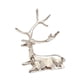 thumbnail image 2 of Estatua de animal, escultura de ciervo, estantería decorativa, armario, dormitorio, día de San Valentín, comedor, centro de mesa, figura decorativa Plata clara, 2 of 8