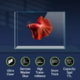 LAQUAL Starter Kit: 3 Gallon Ultra Clear Glass Fish Tank for Betta ... - Gallons Glass Tank For Goldfish