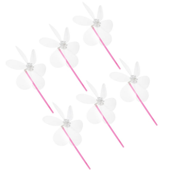 6 Pcs Windmill Colorful Garden Spinners Kid Pinwheel Toy for Parent-child