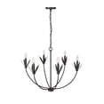thumbnail image 6 of 12706-MB Millennium Lighting Primrose - 6 Light Chandelier-22.75 Inch Tall and 30.5 Inch Wide-Matte Black Finish, 6 of 6
