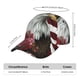 thumbnail image 2 of Fotbe Eagle With Hat And Roses Gorro Clásico de Béisbol, Gorra Ajustable con Broche Snapback, Gorro de Exterior de Algodón Suave, 2 of 6
