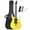 Yellow, variant on 38.6" Electric Guitar - 6 String Guitars with 24 Frets, Basswood Body, Rosewood Fingerboard, HSH Pickup, Black