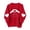 Red-K, variant on Valentine Sweatshirts For Kids Crew Neck Long Sleeve Cute Print Pullover Tops Casual Loose Stylish Clothes (1-2 Years, Red-R)