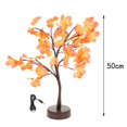 thumbnail image 3 of Alambre Luz de árbol LED Batería Recargable USB Luz de Navidad Creativo Bonsai Jardín Interior Dormitorio Hoja de arce 24LED Colco Lámparas de árbol, 3 of 8