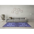 thumbnail image 3 of Ahgly Company Indoor Rectangle Oriental Blue Industrial Area Rugs, 6' x 9', 3 of 4