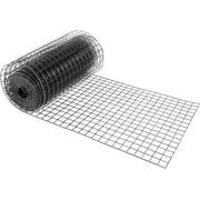 Fencer Wire 16 Gauge Black Vinyl Coated Welded Wire Mesh Size 1.5 inch by 1.5 inch (2 ft. x 50 ft.)