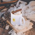 thumbnail image 5 of 3dRose, Smiling happy sun - cute kawaii yellow sunny smiling face - summery sunshine on white - sweet summer, 11oz Mug, 5 of 7