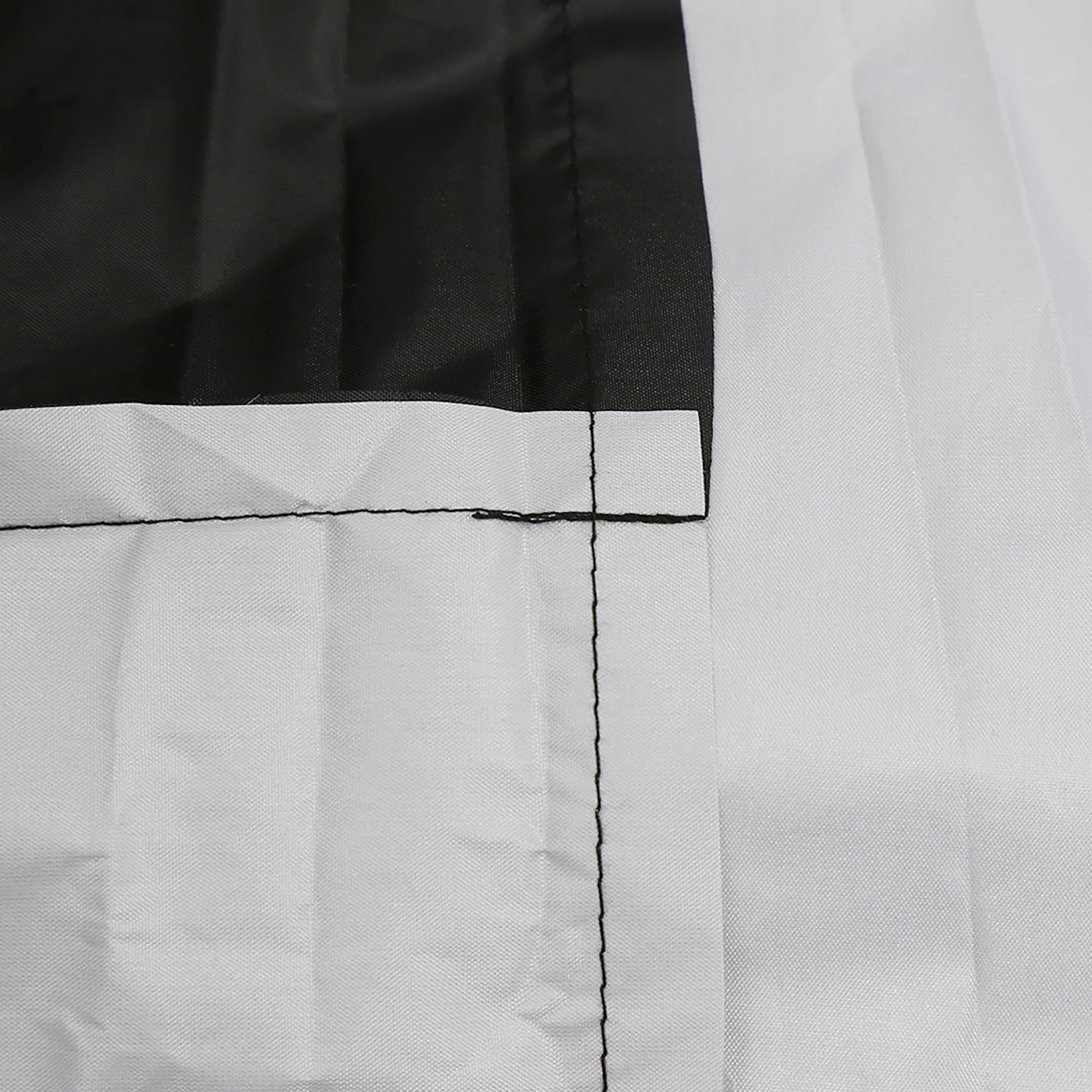 Unique Bargains 180T Motorcycle Cover Outdoor UV Rain Dust Proof Silver&Black XXL