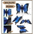 thumbnail image 3 of DolliBu Blue Butterfly Stuffed Animal - Huggable Butterfly Plush, Adorable Playtime Stuffed Plush Toy, Cute Wildlife Animal Cuddle Gifts, Super Soft Plush Doll Animal Toy for Kids, Adults - 12 Inch, 3 of 7