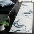 thumbnail image 2 of SAFAVIEH Orchard Edweena Modern Runner Rug, Grey/Blue, 2'2" x 9', 2 of 8