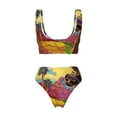 thumbnail image 5 of Daiia Beautiful African Woman Women's Bikini Set Two Piece Swimsuit High Waisted Bikini Adjustable Straps Bikini Perfect for Beach, Pool, and Summer Vacation-Large, 5 of 9