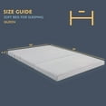 thumbnail image 3 of Heyward 4.5” Trifold Sofa + Foam Queen Mattress, Mattress Queen Folds into Couch, 3 of 10