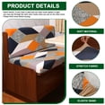 thumbnail image 2 of Printed Dinette Cushion Covers, Soft Camper Seat Slip Cover, Suitable for RV Camper Car Bench, Family, Office Seat, Furniture Seat Protector, 2 of 4