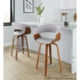 thumbnail image 3 of LumiSource Vintage Mod 26" Fixed-Height Counter Stool - Set of 2, 3 of 6