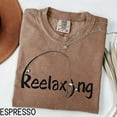 thumbnail image 4 of Unisex "Reelaxing" T-Shirt in Unique Vintage/Wash Style with Fishing Rod and Fish Design - The Perfect Item for Fishing Enthusiasts and Relaxation., 4 of 7