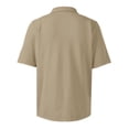 thumbnail image 6 of Havenx Golf Polo Shirts for Men Short Sleeve 3-Button Shirts Collared Fast Dry T Shirt Classic Fit Summer Work Business Tops,Light Brown 3XL, 6 of 6